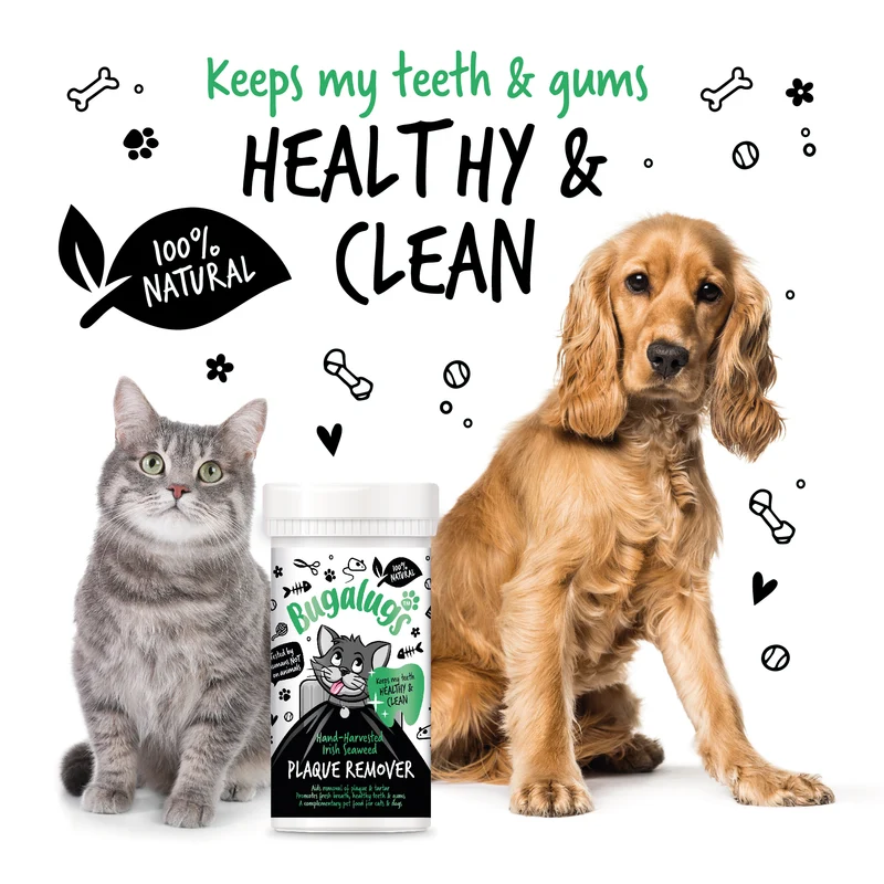 Bugalugs Plaque Remover for Cats & Dogs 70G