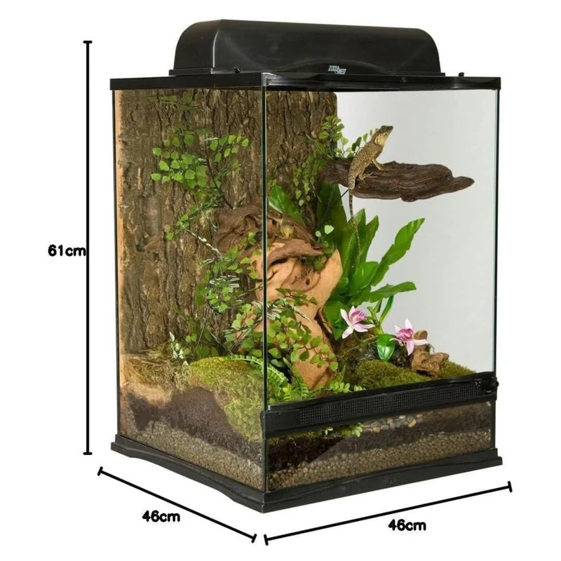Zoo Med Naturalistic Terrarium NT-4 Glass Terrarium for Reptiles 46x46x60cm