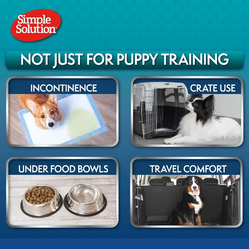 Simple Solution Premium Training Pads for Dogs & Puppies 56 Pads