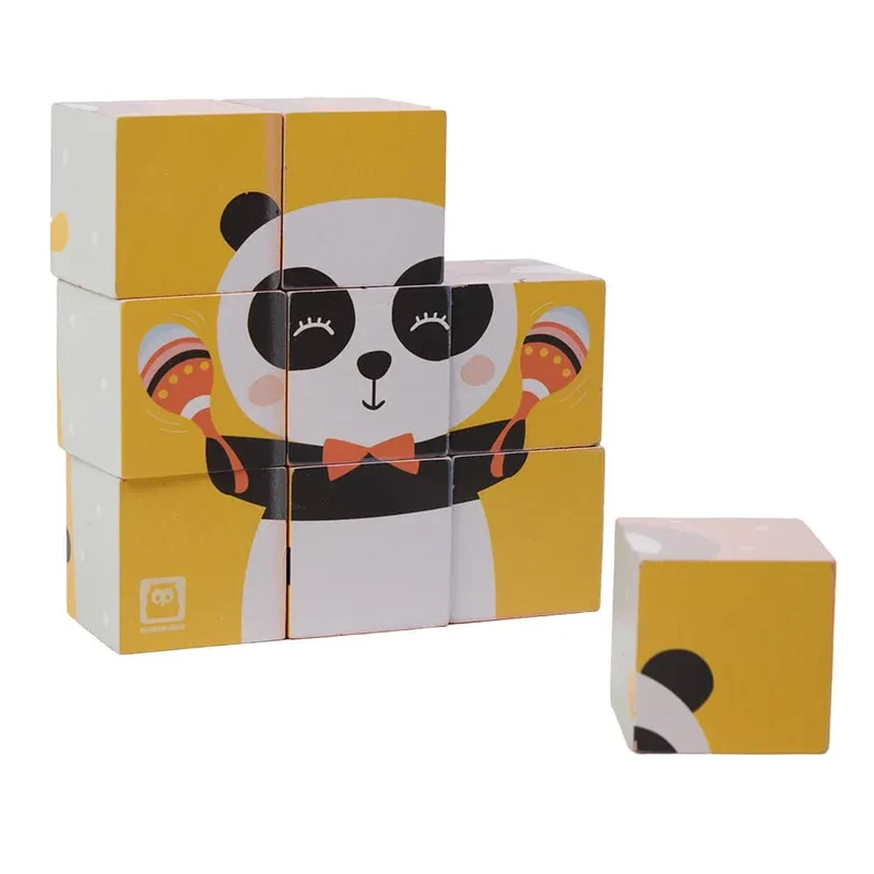 Eurekakids Puzzle Wild 6 Faces - 3A+