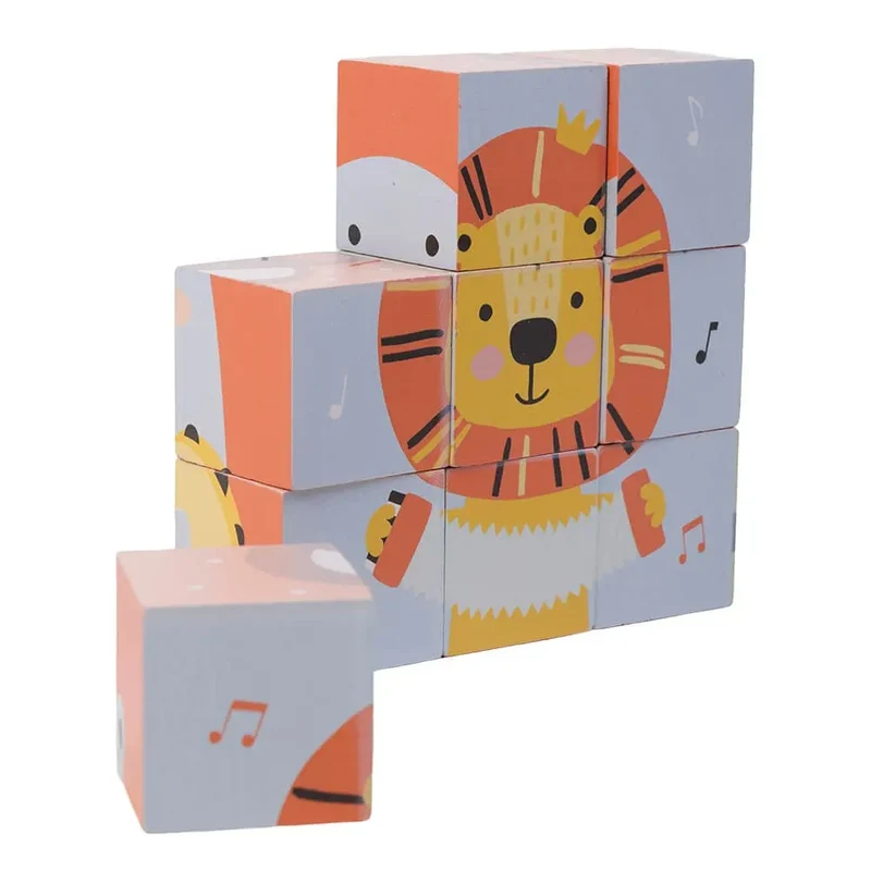 Eurekakids Puzzle Wild 6 Faces - 3A+
