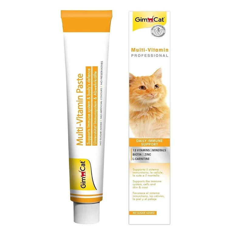 Gimborn GimCat Multi-Vitamin Professional Daily Immune Support Paste for Cats