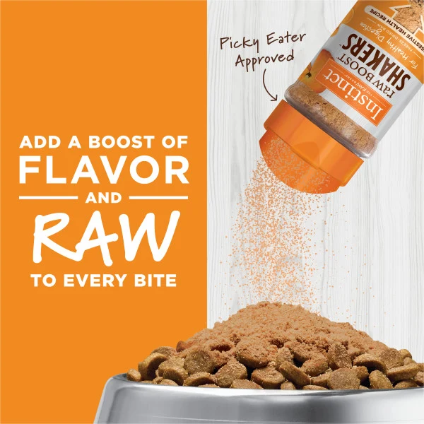 Instinct Raw Boost Shakers Digestive Health Freeze Dried Cat Food Topper 5.5oz