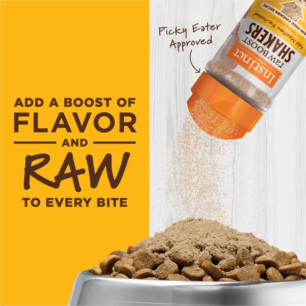 Instinct Raw Boost Shakers Chicken Freeze Dried Cat Food Topper 5.5oz