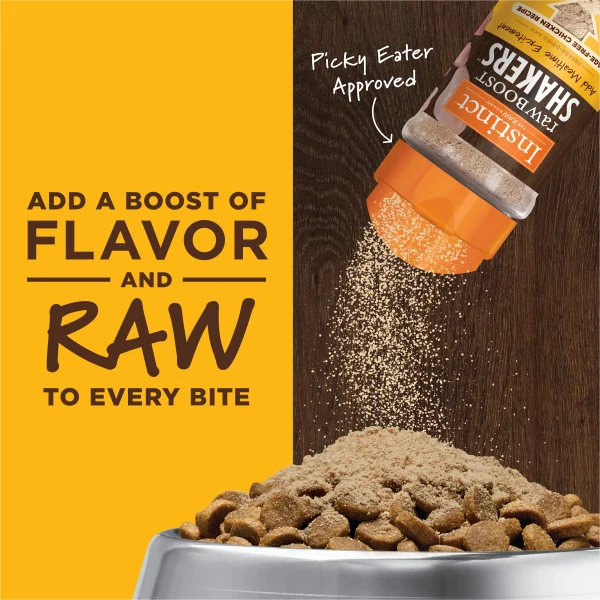 Instinct Raw Boost Shakers Chicken Freeze Dried Dog Food Topper 5.5oz