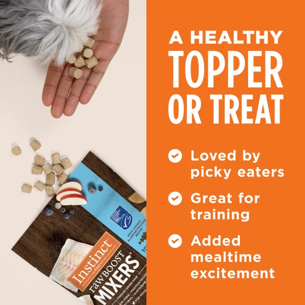 Instinct Raw Boost Mixers Wild-Caught Alaskan Pollock Recipe Dog Food Topper