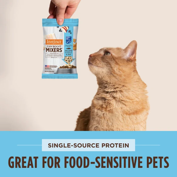 Instinct Raw Boost Mixers Wild-Caught Alaskan Pollock Recipe Cat Food Topper