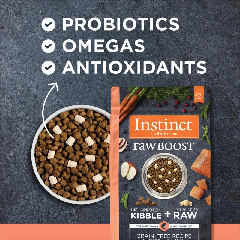 Instinct Raw Boost Grain Free Real Salmon Dry Dog Food 3.5lb