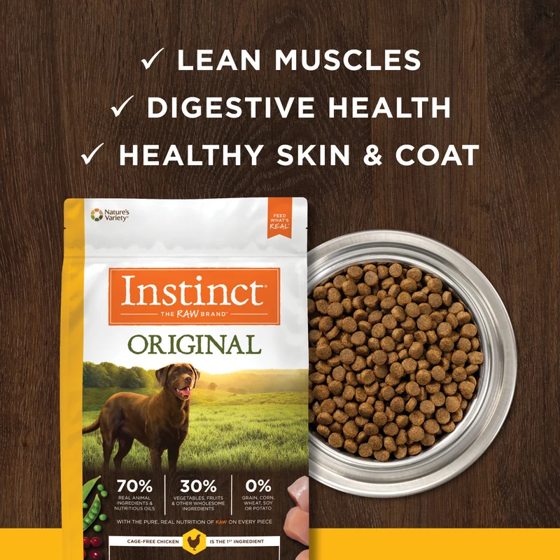 Instinct Original Grain Free Recipe Chicken Dry Dog Food 4lb