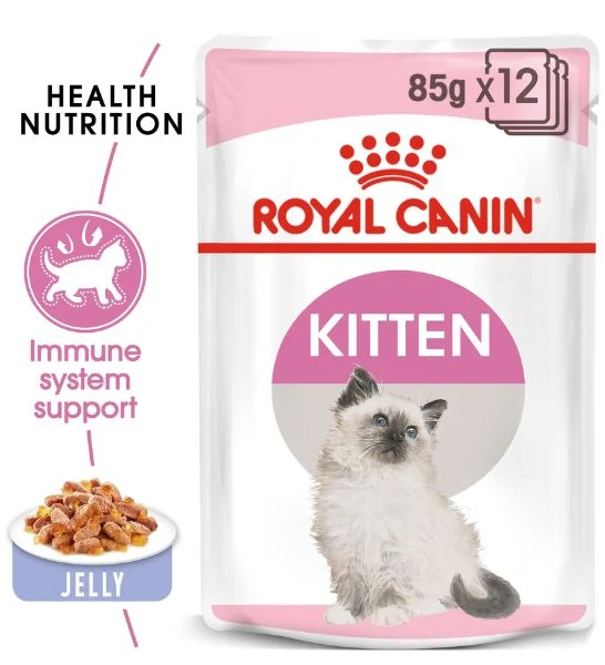 Royal Canin Kitten Instinctive in Jelly Wet Food 85G - Pack of 12