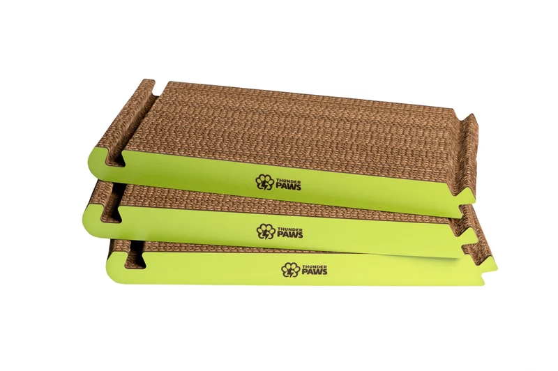 Thunder Paws Delta Cat Scratcher 44x40x21cm - Green