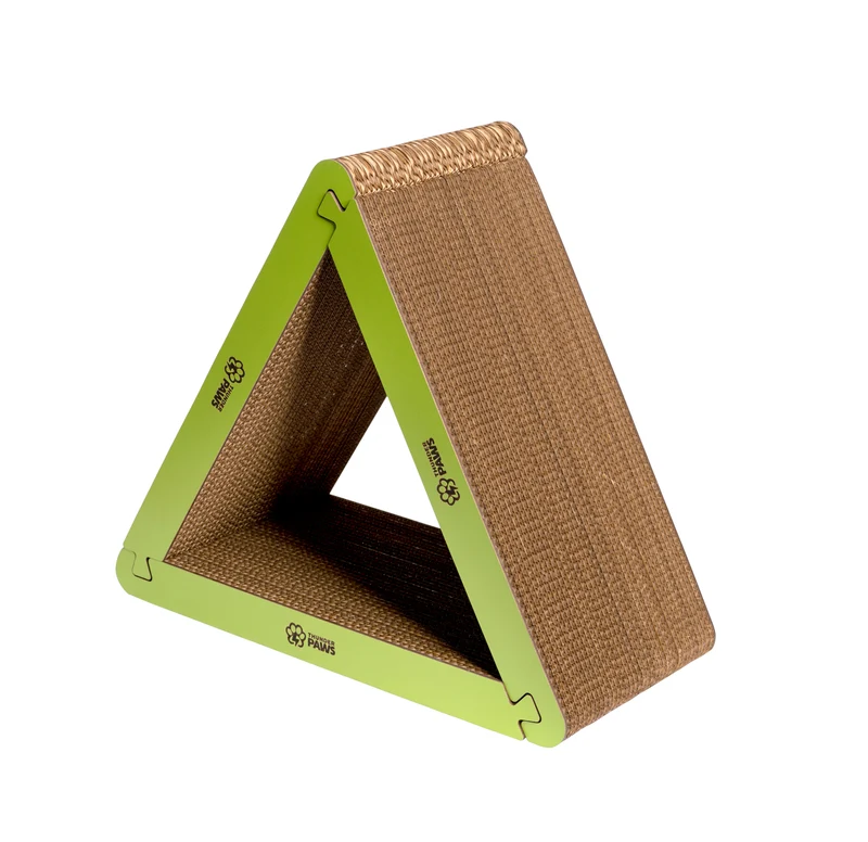 Thunder Paws Delta Cat Scratcher 44x40x21cm - Green