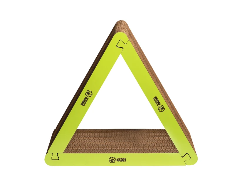 Thunder Paws Delta Cat Scratcher 44x40x21cm - Green