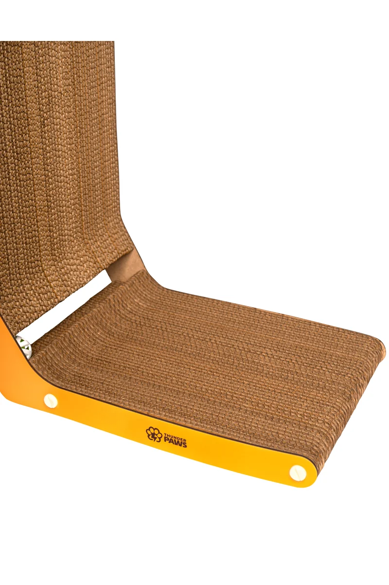 Thunder Paws Wall Cat Scratcher 68x40x29cm - Orange