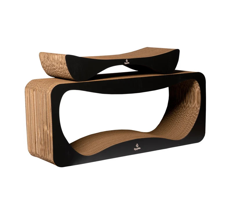 Regalia Yoda Set Cat Scratcher 83x34x24cm - Black
