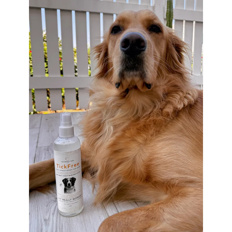 The Naturally Kind Co TickFree Coat Shield Multi Insect Repellent Spray For Dogs 250ml