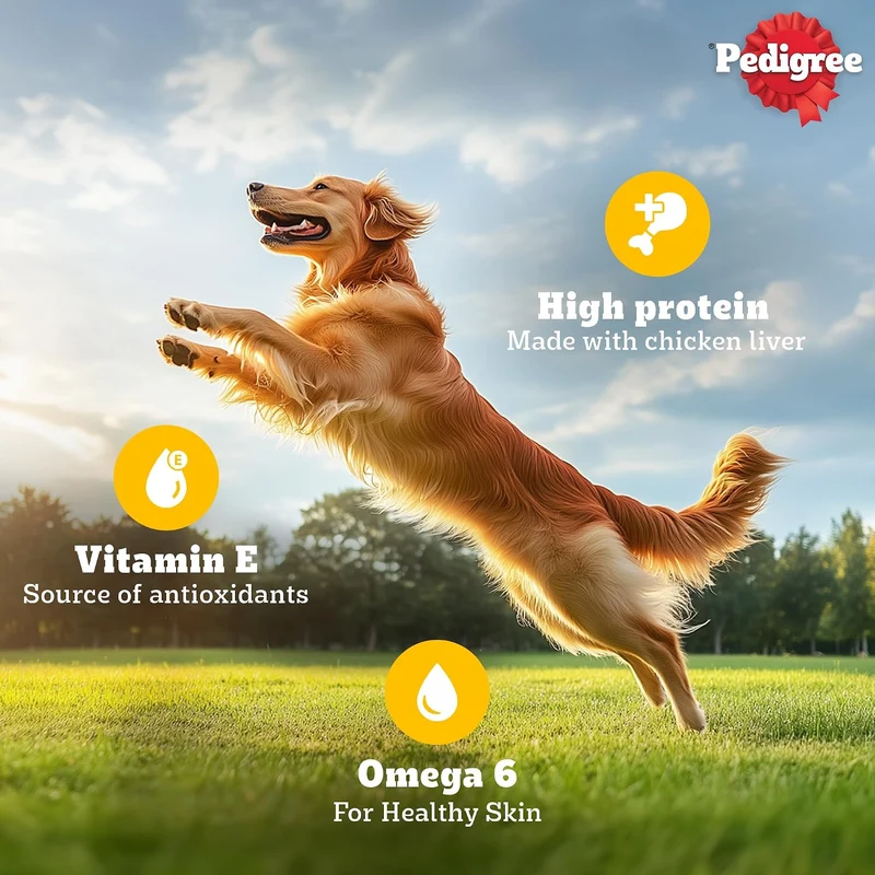 Pedigree Schmackos Stix Grilled Liver Dog Treats 70G