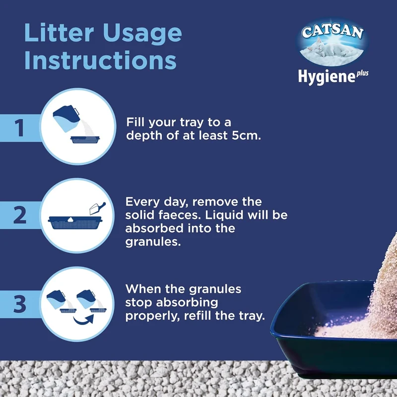 Catsan Hygiene Plus Natural Non-Clumping Cat Litter