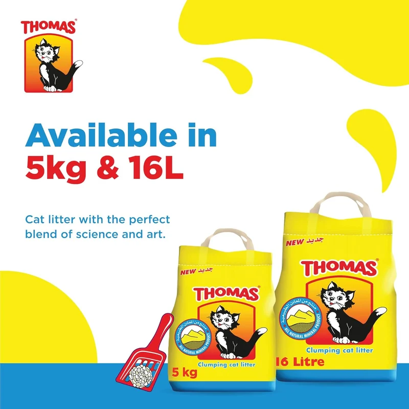 Thomas Natural Minerals Clumping Unscented Cat Litter