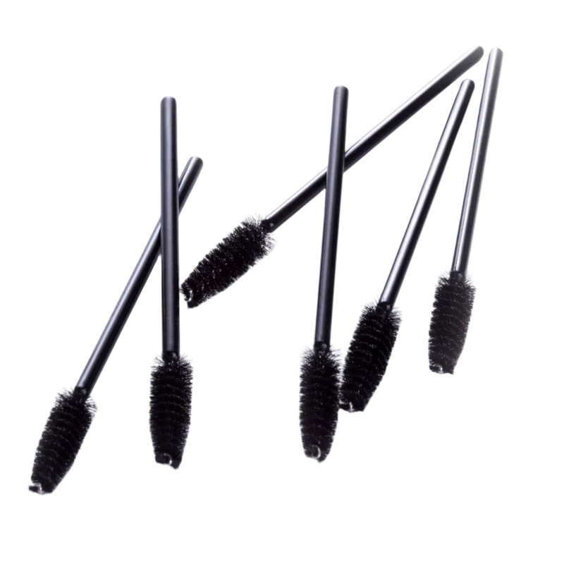 Cepillos para pestañas con cabezal ajustable, 50 uds.