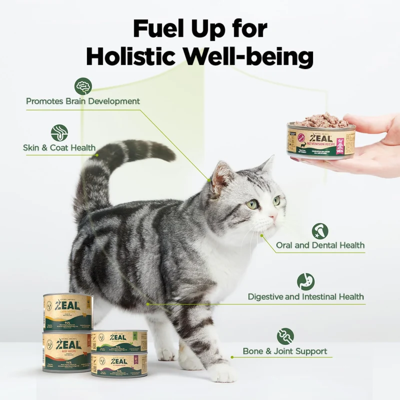 Zeal Grain Free Chicken & Salmon Recipe Wet Cat Food 90G