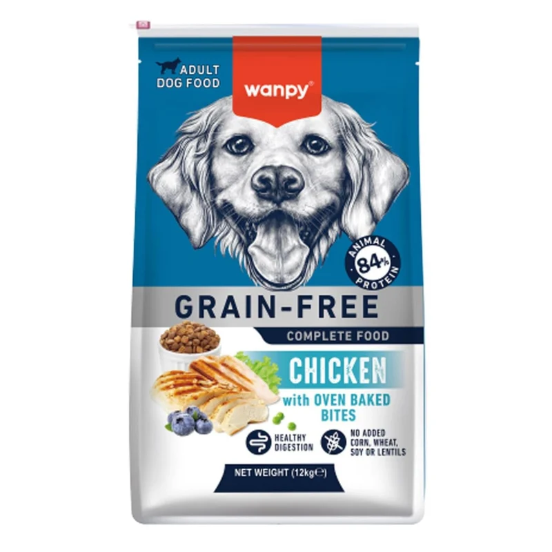 Wanpy Grain Free Complete Chicken Recipe Dry Dog Food
