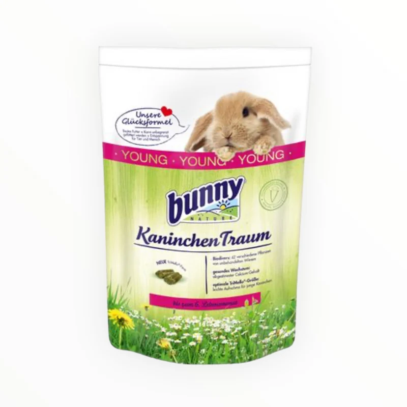 Bunny Dream Baby — Pienso para Conejos Jóvenes con 63 Plantas