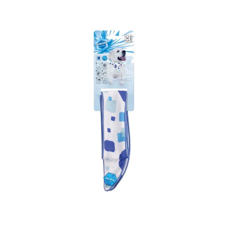 Cooling Dog Collar Scarf White