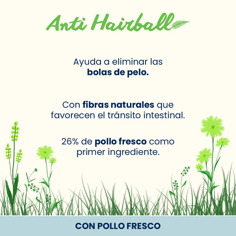 Almo Nature Anti Hairball Pollo Fresco Pienso para Gatos