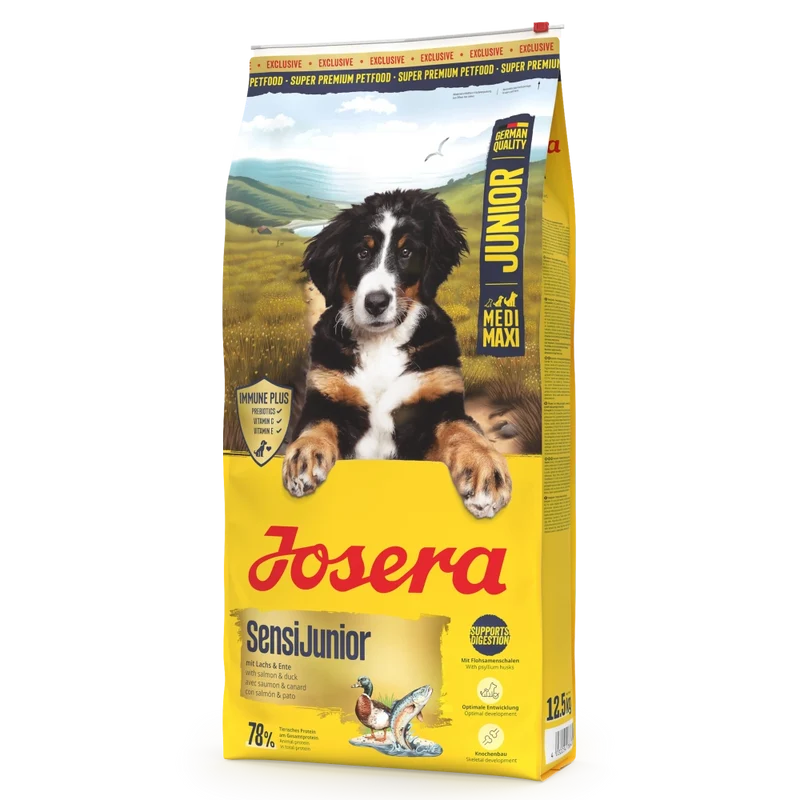 Josera SensiJunior Salmón y Pato Pienso Sin Gluten para Cachorros