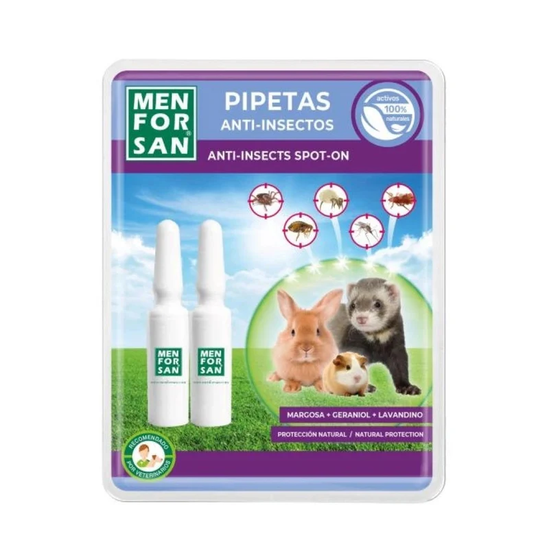 Menforsan Pipeta Antiinsectos para Roedores, Conejos y Hurones