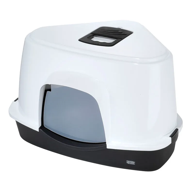 ebi Cat Toilet Prism Corner Cat Litter Box 70L 56x70x46cm