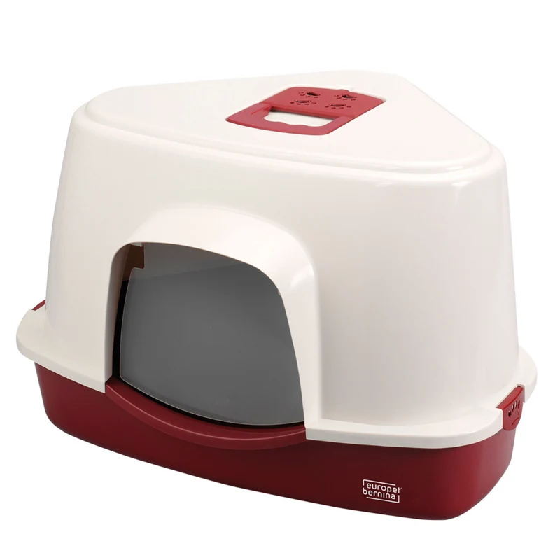 ebi Cat Toilet Prism Corner Cat Litter Box 70L 56x70x46cm
