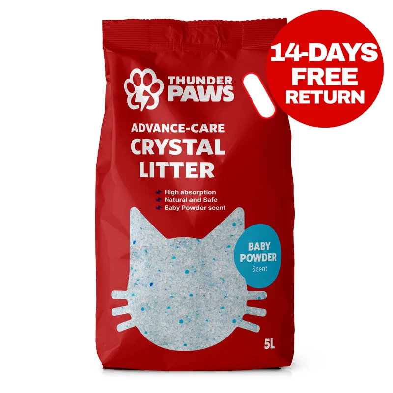 Thunder Paws Advance Care Non-Clumping Crystal Cat Litter
