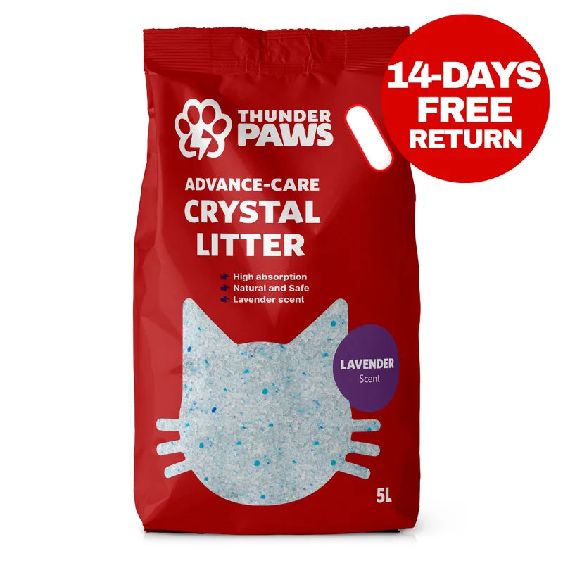 Thunder Paws Advance Care Non-Clumping Crystal Cat Litter