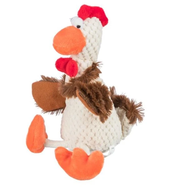 Trixie Plush Rooster Toy for Dogs 22cm