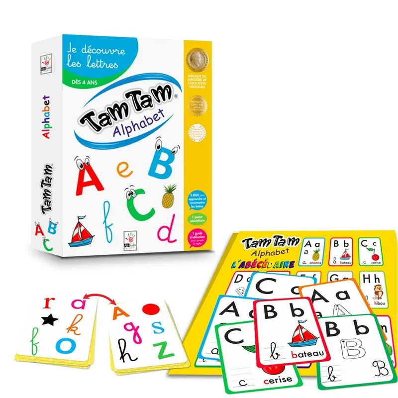 Tam Tam Alphabet Je découvre les Lettres - Le Coffret