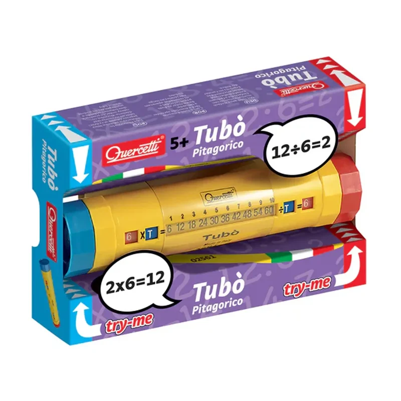 Quercetti Jeu Multiplication & Division Tubò Pythagore – 5A+