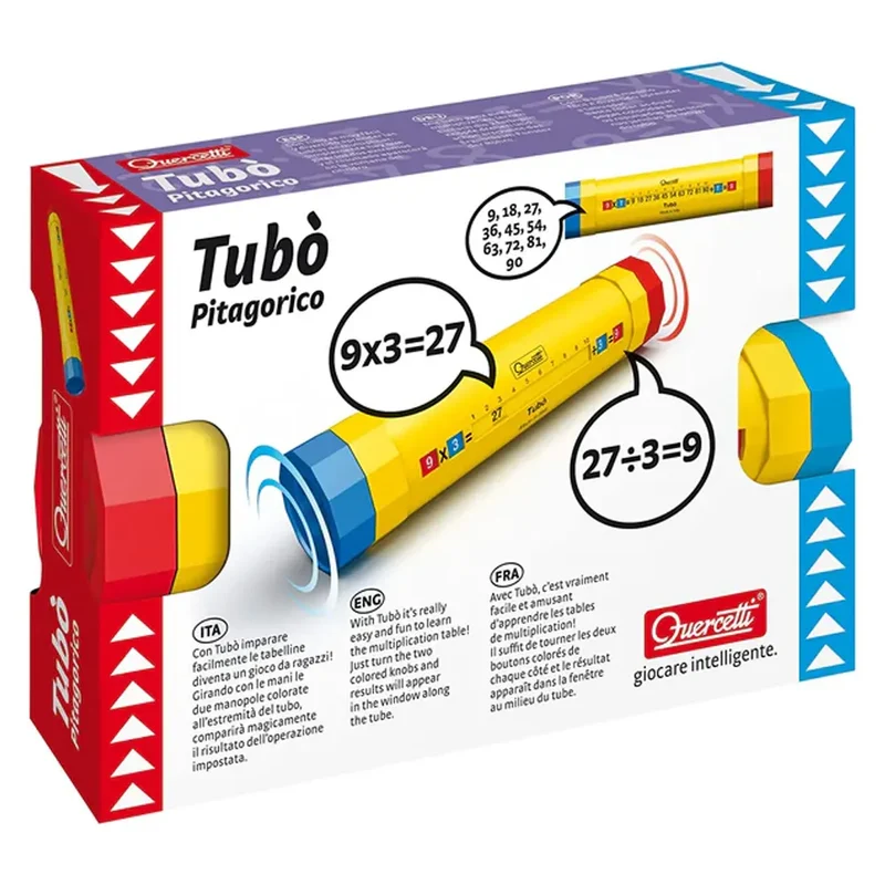 Quercetti Jeu Multiplication & Division Tubò Pythagore – 5A+