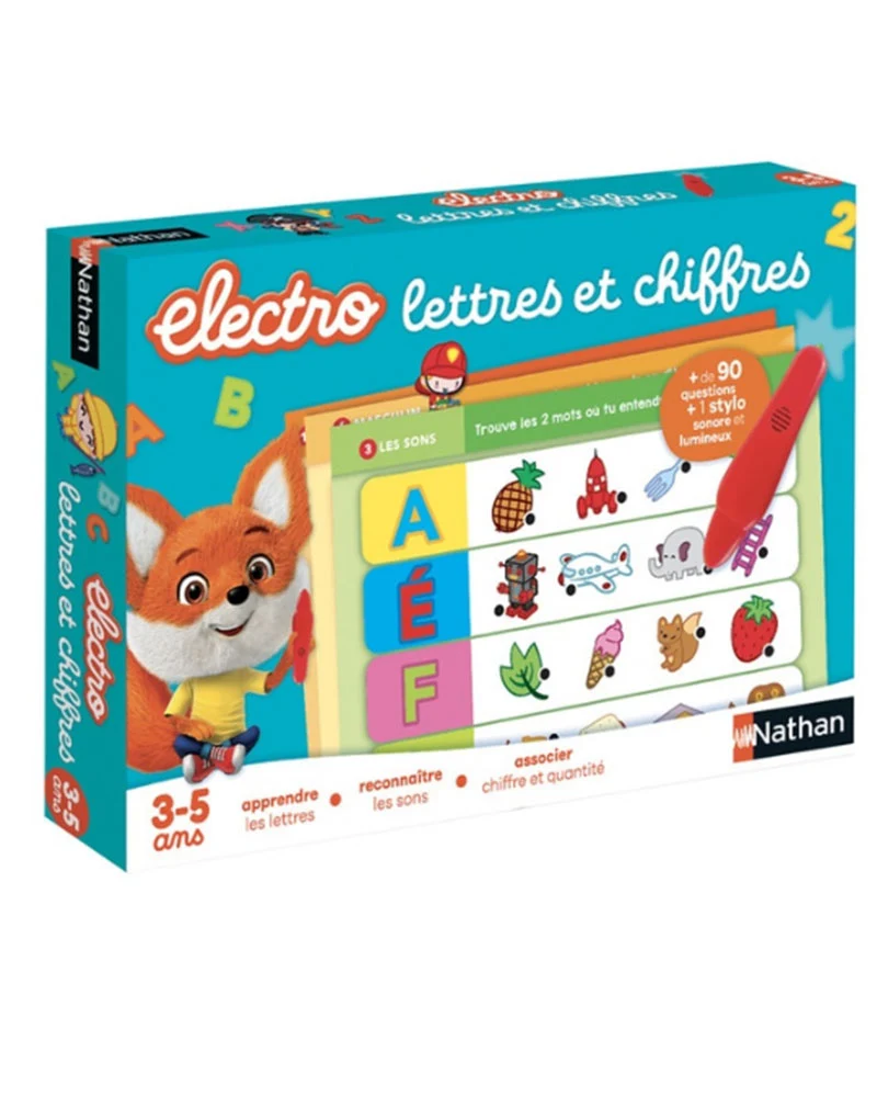 Electro lettres et chiffres Nathan - 3-5ans