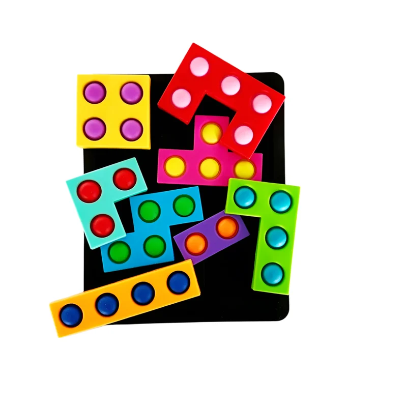 Puzzle Tetris Pop it de 8 Pièces - 3A+