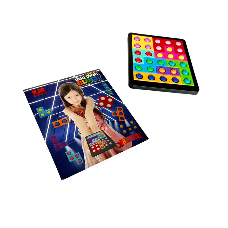 Puzzle Tetris Pop it de 8 Pièces - 3A+