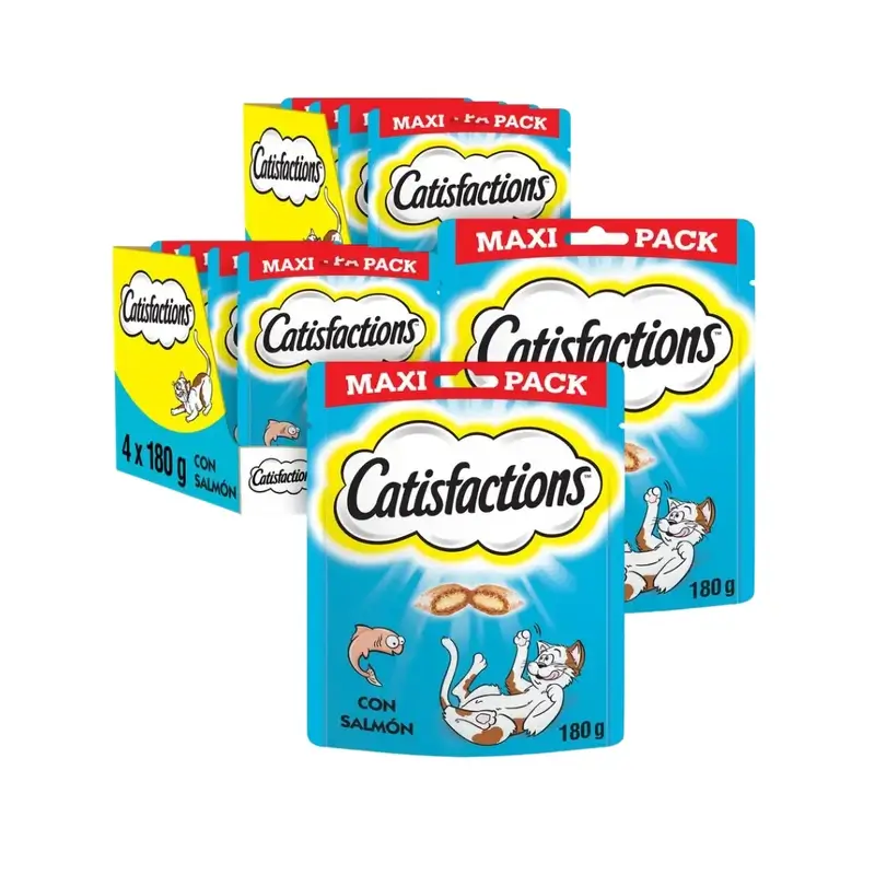 Catisfaction Megapack Salmon, Pack De 2, 4X180Gr