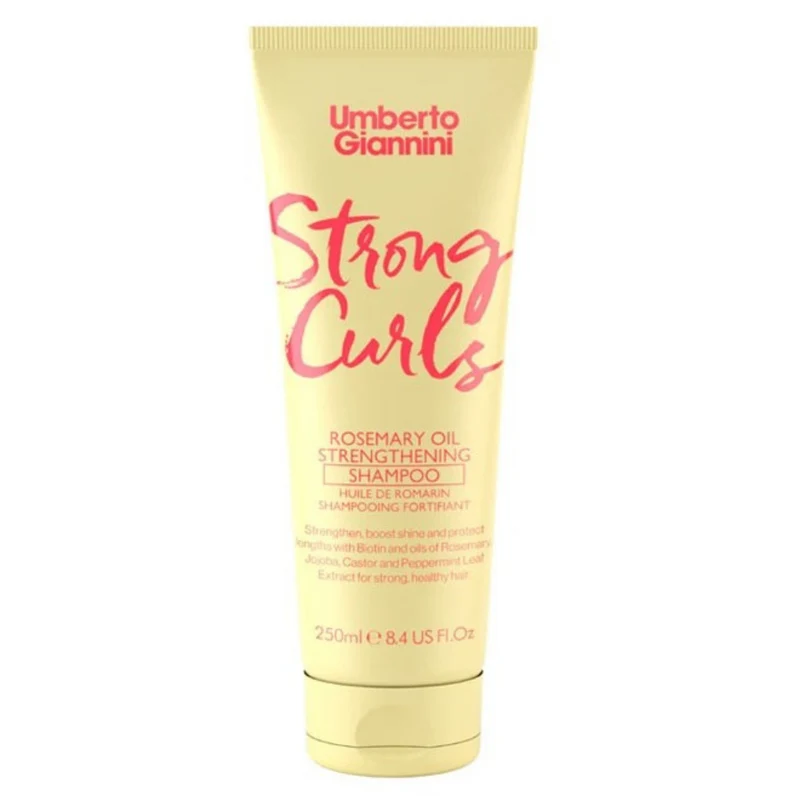 Umberto Giannini Strong Curls Rosemary Oil Shampoo 250ml