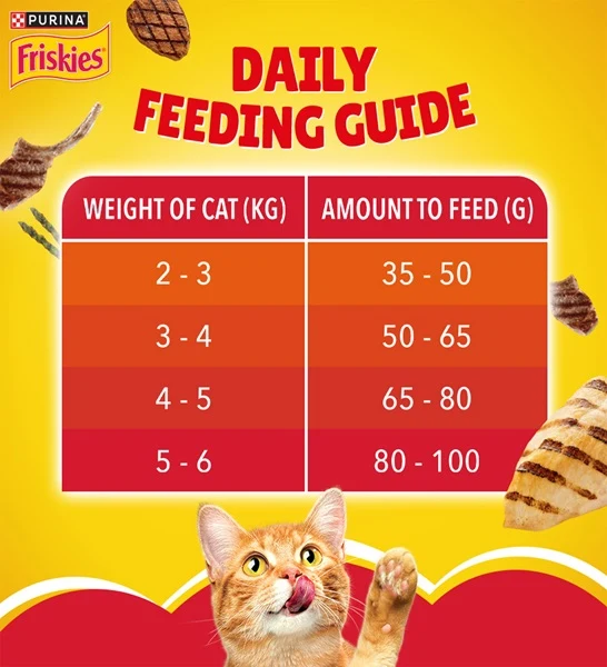 Friskies Meaty Grill Cat Dry Food 1KG