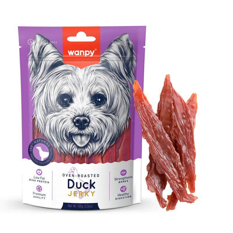 Wanpy Duck Jerky Dog Treats 100G