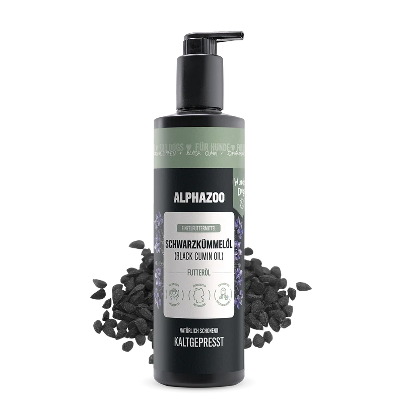 Aceite de comino negro para perros