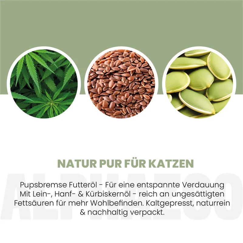Pupsbremse Futteröl para gatos