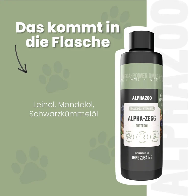 Alpha-Zegg Futteröl para perros