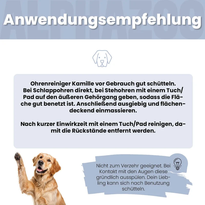 Lauscher-Auf Ohrenreiniger para perros